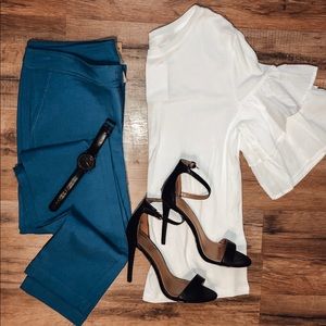 Blue Dress Trousers Pants